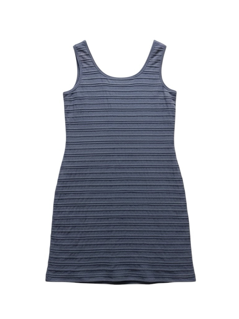 Toad&Co Samba Flow Tank Dress Size Large Heathered Slate Blue